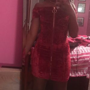 Red Velvet Dress